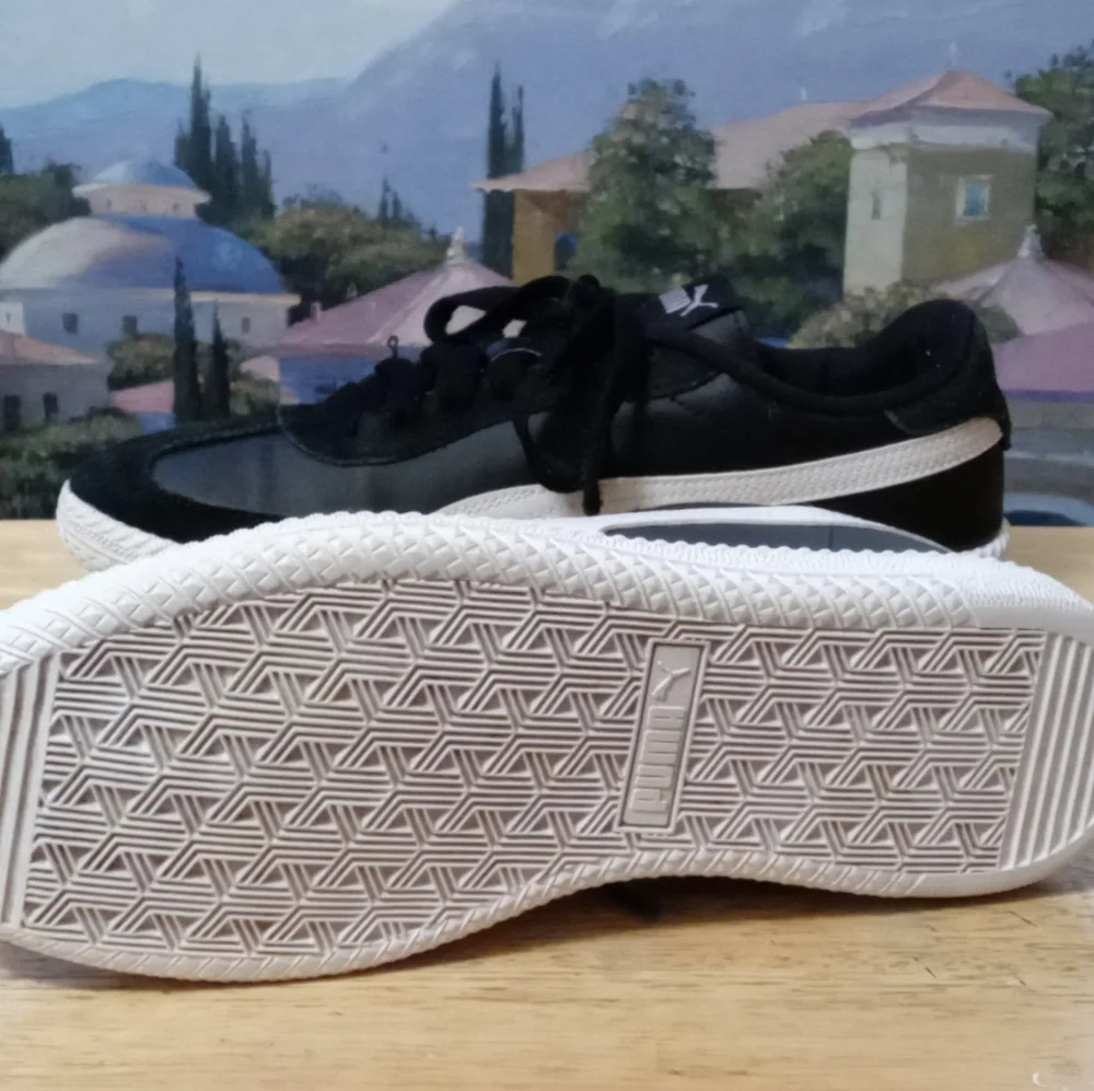 👟Puma Astro Cup Blue & White Leather Suede Old School Sneakers,Like🆕New - Picture 12 of 12